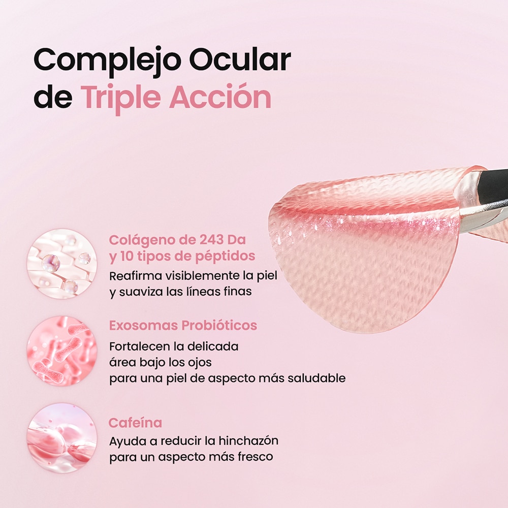 COLLAGEN PEPTIDE EYE PATCHES (PARCHES DE HIDROGEL PARA OJOS CON COL&Aacute;GENO Y P&Eacute;PTIDOS)